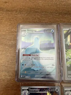 Pokemon TCG Phantasmal Flames Illustration Rare Lot (8) Wooper, Dewgong, Nymble - Image 4