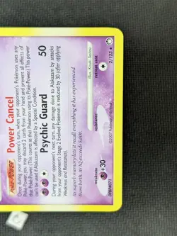 Alakazam 2/123 - Mysterious Treasures Holo Rare Pokemon TCG NM - Image 5