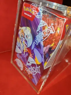 Destined Rivals Booster Box 36 Packs Sealed + Acrylic Display Case Pokemon TCG - Image 4