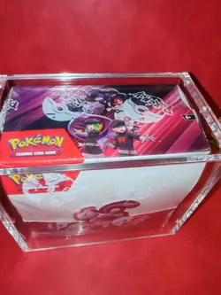 Destined Rivals Booster Box 36 Packs Sealed + Acrylic Display Case Pokemon TCG - Image 5