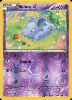 Pokemon - Nidoran (F) #66/160 - XY - Primal Clash Reverse Holo - Image 1