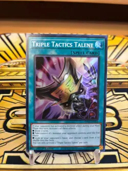 Yugioh Talent of Three Tactics RA01-EN063 Super Rare - Image 1