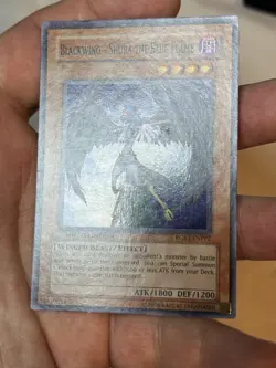 Yugioh Playset 3x Blackwing - Shura the Blue Flame RGBT-ENPP2 Super Limited MP - Image 3
