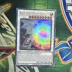 Yugioh! Blue-eyes Spirit Dragon LDS2-EN020 Ultra Rare 1st Edition NM - Image 1