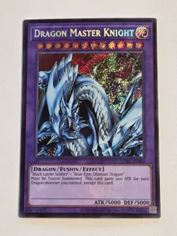 Dragon Master Knight LCKC-EN065 Secret Rare Yugioh Legendary Collection Kaiba NM - Image 1