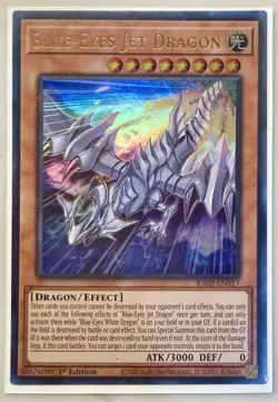 Yugioh Blue-Eyes Jet Dragon Ultra Rare RA02 - Image 1