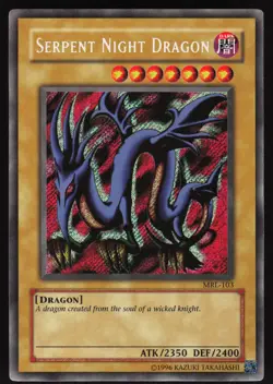 Yugioh! Serpent Night Dragon MRL-103 Secret Rare VINTAGE NM - Image 1