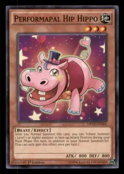 Yugioh Performapal Hip Hippo #MP15-EN064 2015 Mega-Tins Mega Pack LP - Image 1