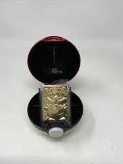 Pokemon 23k Gold Plated Trading Card Togepi Pokeball Burger King Red - Image 5