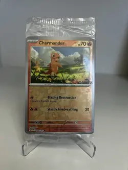 Charmander 004/165 Pokemon 151 EB Games Stamped Promo Pokemon Card Sealed AUS/NZ - Image 1