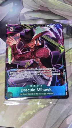 Dracule Mihawk (Illustration Box Vol.4) ST12-003 One Piece Promotion Cards Foil - Image 1
