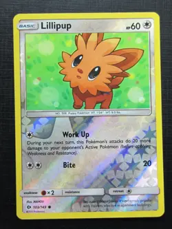 Pokemon Cards: LILLIPUP 103/149 REVERSE HOLO # 25A17 - Image 1