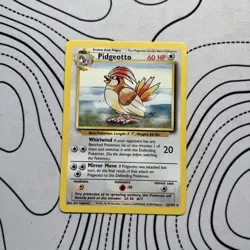 Pokemon Cards Pidgeotto 22/102 UNLIMITED Base Set WOTC Rare LP - Image 1