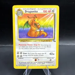 Dragonite Fossil Set 19/62 Non-Holo WOTC Trading Card LP/MP - Image 1