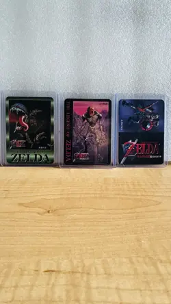 1999 Amada Legends Of Zelda Ocarina Of Time Cards #28, 34, 42 Nagasakiya Japan - Image 1