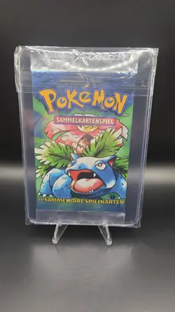 1st Edition Base Set Booster Pack [German] - Venusaur Art - Sealed Pokemon Cards - Image 1