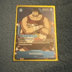 One Piece Card Game TCG - Sentomaru (ST03-007) English Tournament Winner Stamp - Image 1
