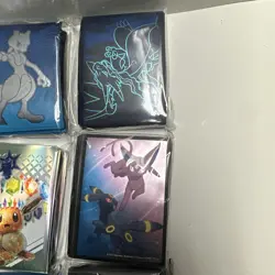 Pokemon TCG Card Sleeves Lot Of 16 Sealed Pokemon Center ETB Accessories - Image 4