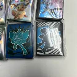 Pokemon TCG Card Sleeves Lot Of 16 Sealed Pokemon Center ETB Accessories - Image 5