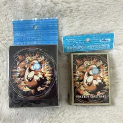 Pokemon TCG Charizard Card Sleeves (64pcs) and Deck Box Set - Image 1