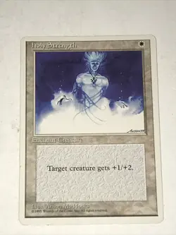 Magic the Gathering Holy Strength Card - Image 2