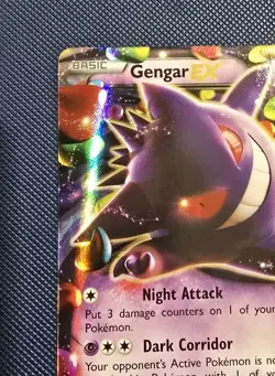 NM Pokemon Card Gengar EX 34/119 XY Phantom Forces Full Art Holo Ultra Rare - Image 2
