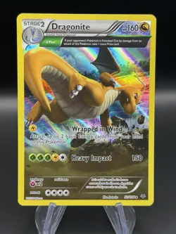 Pokemon TCG Dragonite Roaring Skies Reverse Holo Rare Card 52/108 - Image 1