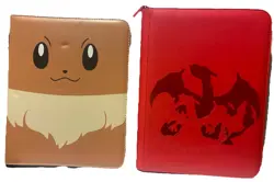 Ultra Pro Pokemon TCG Charizard 9 Pocket Leather Binder Red 360 Card + 3-Ring 74427161613 - Image 1