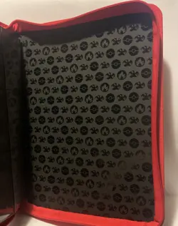 Ultra Pro Pokemon TCG Charizard 9 Pocket Leather Binder Red 360 Card + 3-Ring 74427161613 - Image 4