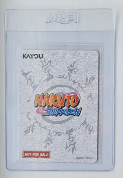 PSA Magazine x Kayou Dec 2025 Exclusive NARUTO Uzumaki PROMO CARD NRSA-PR-003 - Image 2