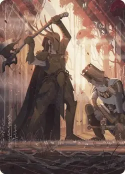 Karmic Justice Art Card 62 MTG NM - Art Series: Wilds of Eldraine - Image 1