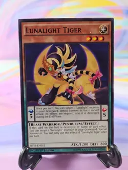 Yu-Gi-Oh TCG Card | Lunalight Tiger SHVI-EN013 First Edition - Image 1