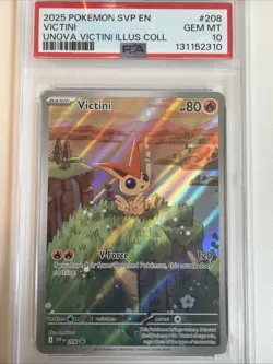 PSA 10 - Victini 208 Sv: Scarlet & Violet Promo Cards Holo Pokemon - Image 1
