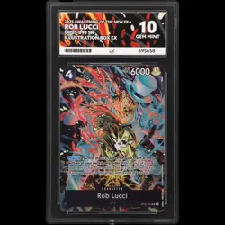 Rob Lucci (Illustration Box EX) OP05-093 Promo ACE 10 One Piece Card - Image 1