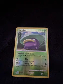 Shiny Lotad SH4 Platinum 2009 Secret Rare Reverse Holo Pokemon Card MP - Image 1