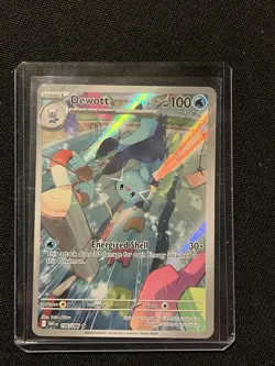 Pokemon Card Dewott 106/086 White Flare Illustration Rare Near Mint - Image 1