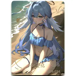Goddess Story Beautiful Figure Anime Waifu Card Robin Honkai SSR-034 - Image 1