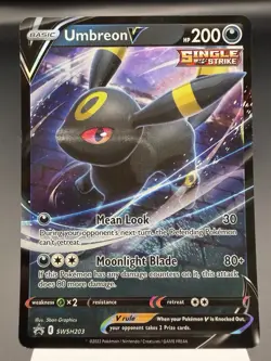 Umbreon V SWSH203 - Ultra Rare Holo - Sword & Shield Promo Pokemon Card MINT - Image 1