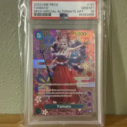 One Piece Yamato SP Awakening of the New Era English Card OP01-121 PSA 10 - Image 3