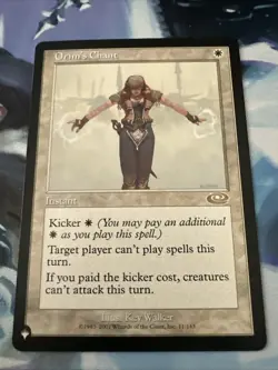 Orim's Chant Magic: The Gathering Trading Card Game The List - Image 1