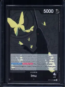 Imu OP13 Black Deck Play set ONE PIECE TCG (56 Cards) - Image 1