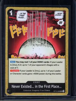Imu OP13 Black Deck Play set ONE PIECE TCG (56 Cards) - Image 2