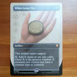 White Lotus Tile (Borderless) Avatar: The Last Airbender Regular Magic MTG 0330 - Image 1