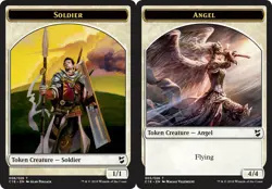Soldier Token // Angel Token x4 - Commander 2018 - NM-Mint, English - Commander - Image 1