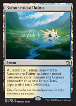 Flooded Strand (RU) KTK Russian NM MTG - Image 1