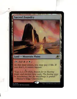 MTG SkeenAB Sacred Foundry FOIL from EOE. NM. - Image 1