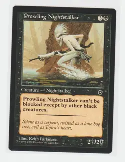 Magic the Gathering ~ MTG ~ 1x Prowling Nightstalker ~ PORTAL II ~ M/NM - Image 1