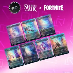 Magic The Gathering MTG Secret Lair x Fortnite Foil new sealed - Image 1