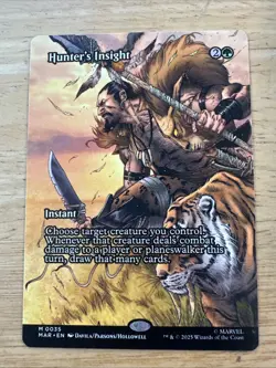 Hunter's Insight (Borderless) Marvel Eternal-Legal Regular NM MTG - Image 1