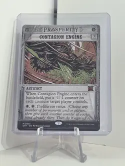 Contagion Engine-MTG-Outlaws of Thunder Junction-Breaking News-NonFoil-61 - Image 1